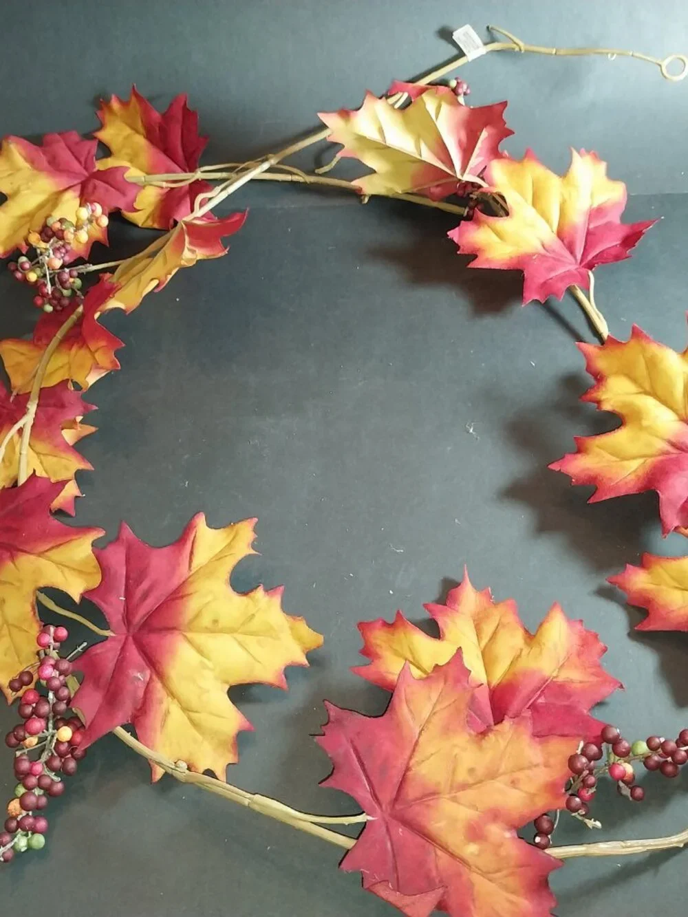 Fall Maple Leaf Fabric Garland Set 4